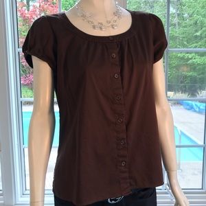 COPY - Short Sleeve Stretch Blouse by Van Heusen